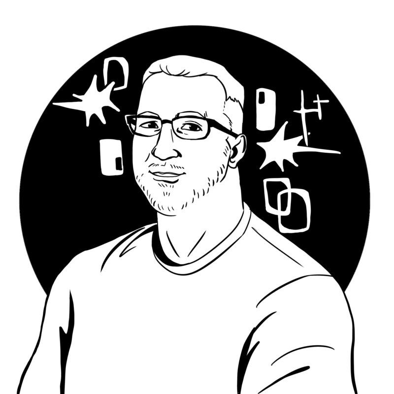 Selfie of man in a collared shirt